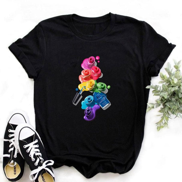 Women Plus Size Tops Summer Tops Graphic Tees For Women BENNYS 