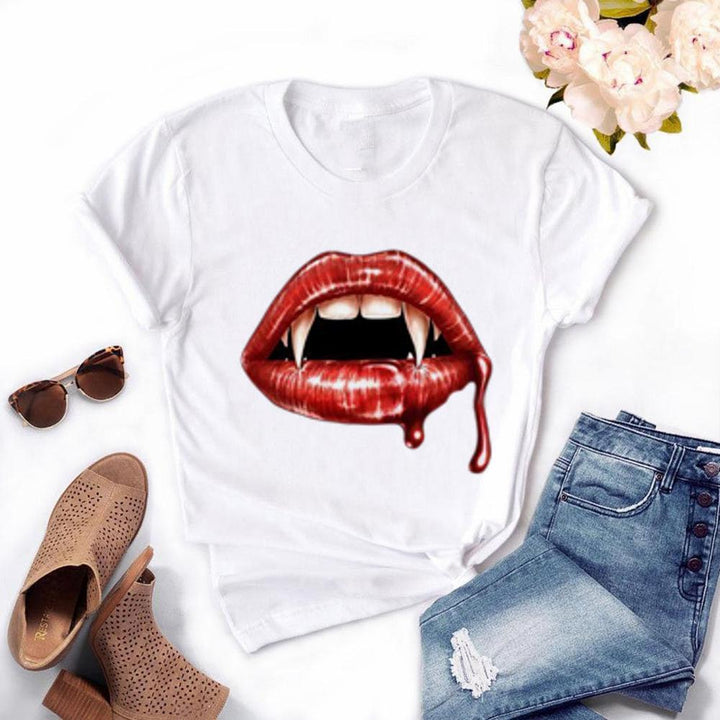 Women Plus Size Tops Summer Tops Graphic Tees For Women BENNYS 