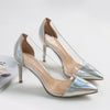 Women Pumps PVC Transparent High Heels Sexy Pointed Toe Shoes BENNYS 