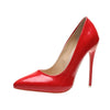 Women Red Sole High Heels Pointed Toe 12cm Pumps BENNYS 