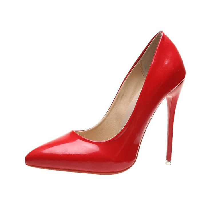 Women Red Sole High Heels Pointed Toe 12cm Pumps BENNYS 