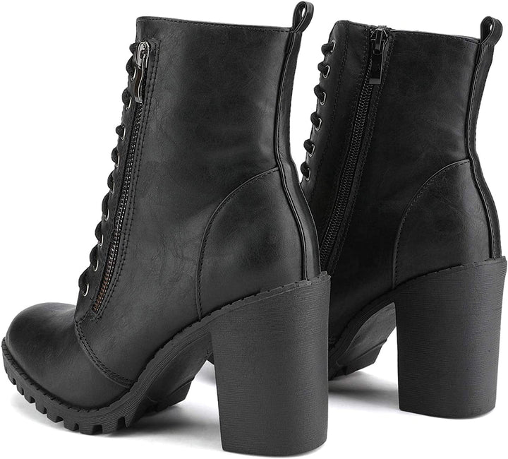 Women'S Chunky Heel Ankle Booties BENNYS 