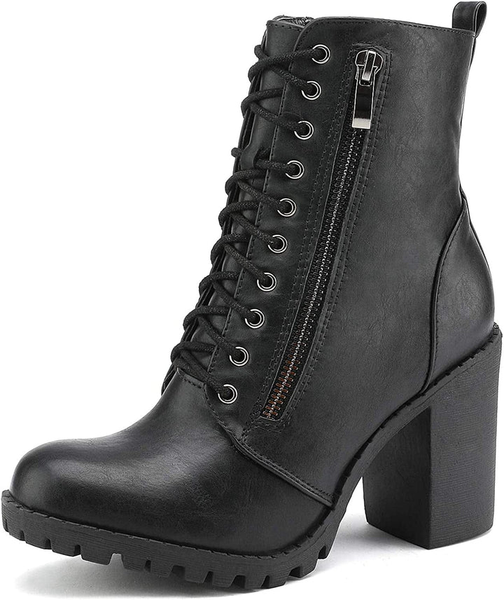 Women'S Chunky Heel Ankle Booties BENNYS 