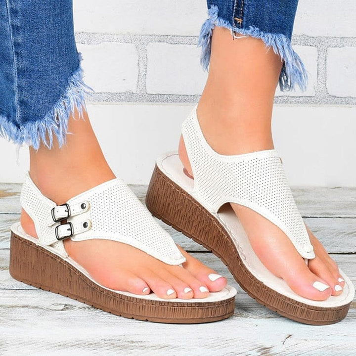 Women Sandals Wedge Heels Sandals Summer Shoes BENNYS 