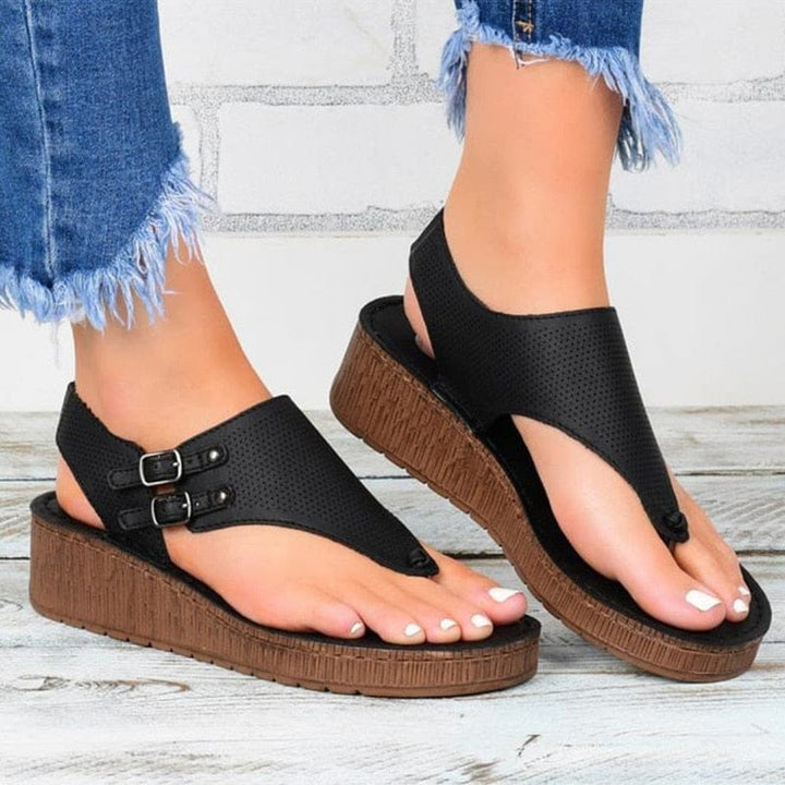 Women Sandals Wedge Heels Sandals Summer Shoes BENNYS 