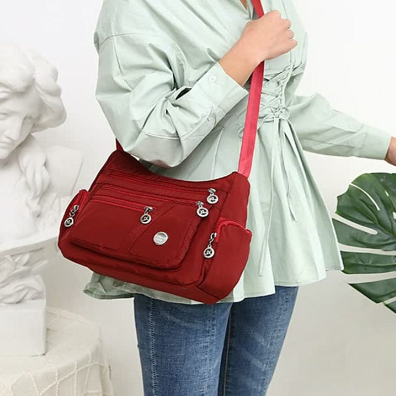 Women Shoulder Bag Multi-pocket Design Waterproof Casual High Capacity Crossbody Bag BENNYS 