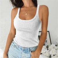 Women Sleeveless Camis U-neck Tank Tops BENNYS 