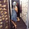 Women Summer Dress Fashion Polka Dot Sleeveless Beach Mini Dress BENNYS 