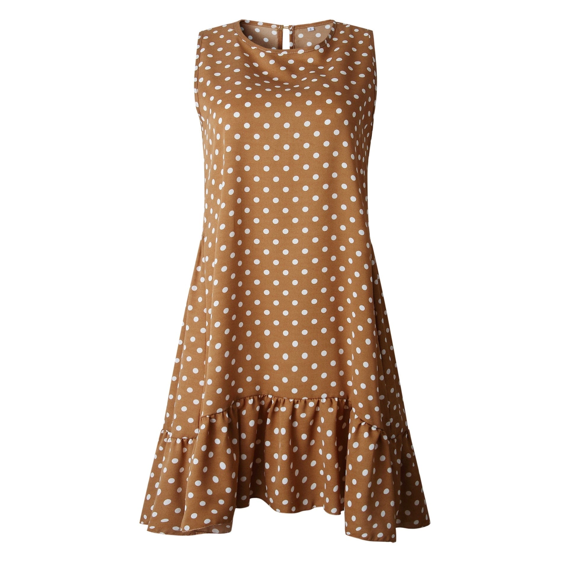 Cream polka dot outlet dress