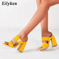 Women Summer Outdoor Slippers Female Peep Toe Party Shoes BENNYS 