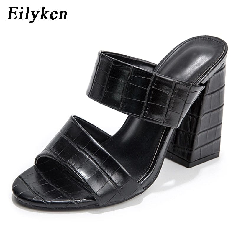 Women Summer Outdoor Slippers Female Peep Toe Party Shoes BENNYS 