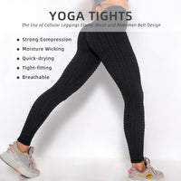 Women TIK Tok Leggings Bubble Textured Leggings Butt Lifting Yoga Pants BENNYS 