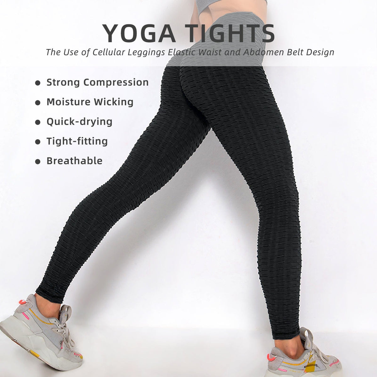 Women TIK Tok Leggings Bubble Textured Leggings Butt Lifting Yoga Pants BENNYS 