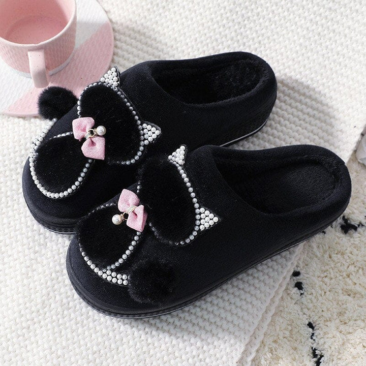 Women Winter Warm Plush Slippers BENNYS 