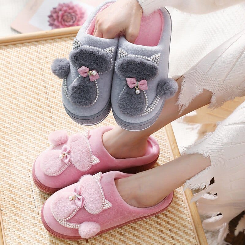 Plush deals slippers womens