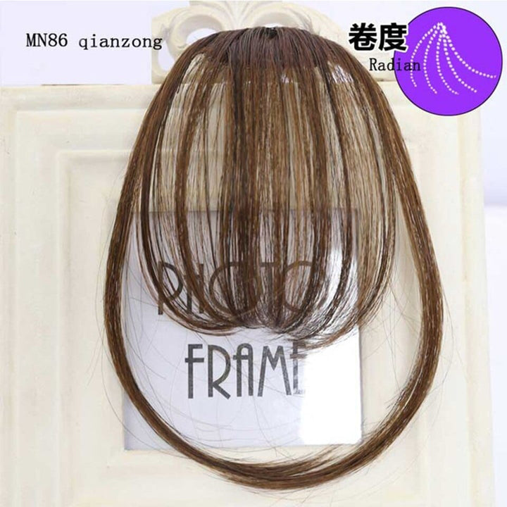 Women's Bangs, Synthetic Hair, Short Hair Clips, Natural Solid Color Hair BENNYS 