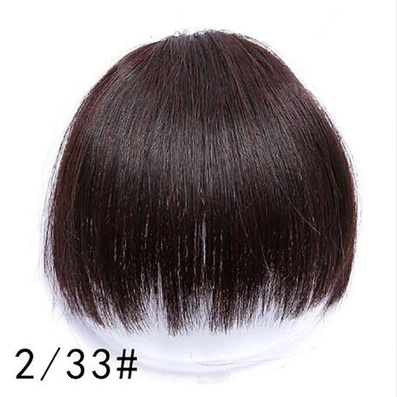 Women's Bangs, Synthetic Hair, Short Hair Clips, Natural Solid Color Hair BENNYS 