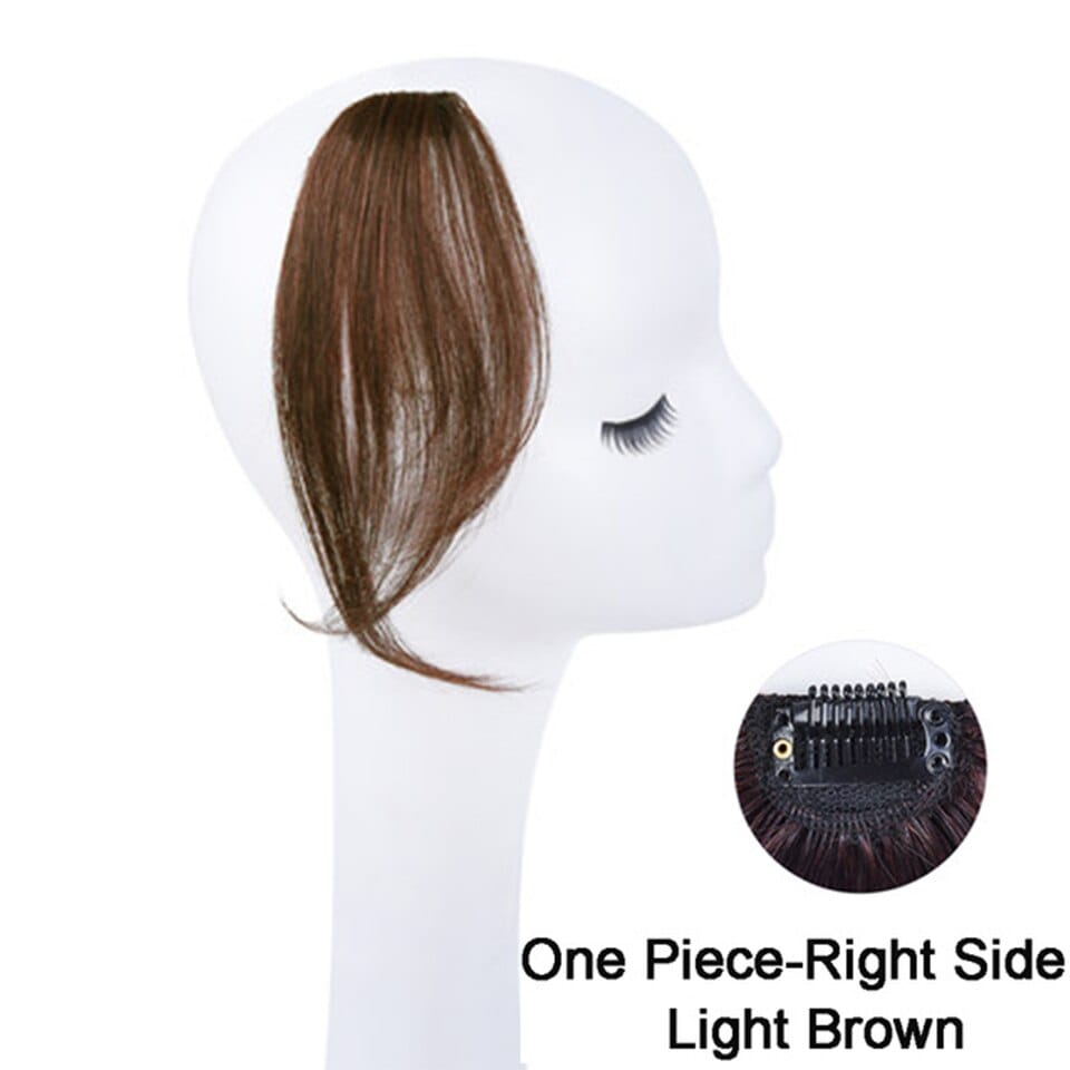 Women's Bangs, Synthetic Hair, Short Hair Clips, Natural Solid Color Hair BENNYS 