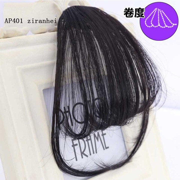 Women's Bangs, Synthetic Hair, Short Hair Clips, Natural Solid Color Hair BENNYS 