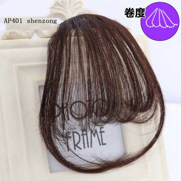 Women's Bangs, Synthetic Hair, Short Hair Clips, Natural Solid Color Hair BENNYS 