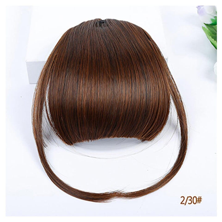 Women's Bangs, Synthetic Hair, Short Hair Clips, Natural Solid Color Hair BENNYS 