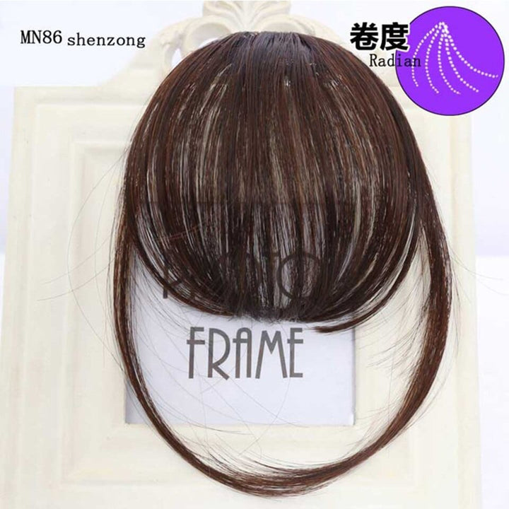 Women's Bangs, Synthetic Hair, Short Hair Clips, Natural Solid Color Hair BENNYS 