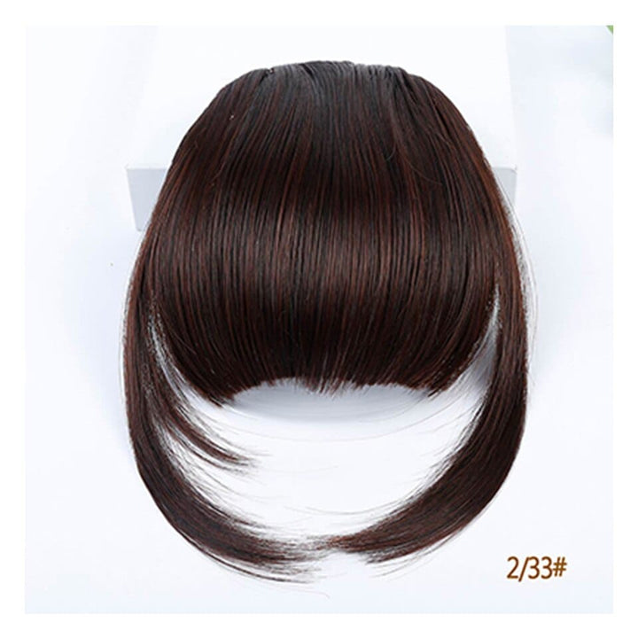 Women's Bangs, Synthetic Hair, Short Hair Clips, Natural Solid Color Hair BENNYS 