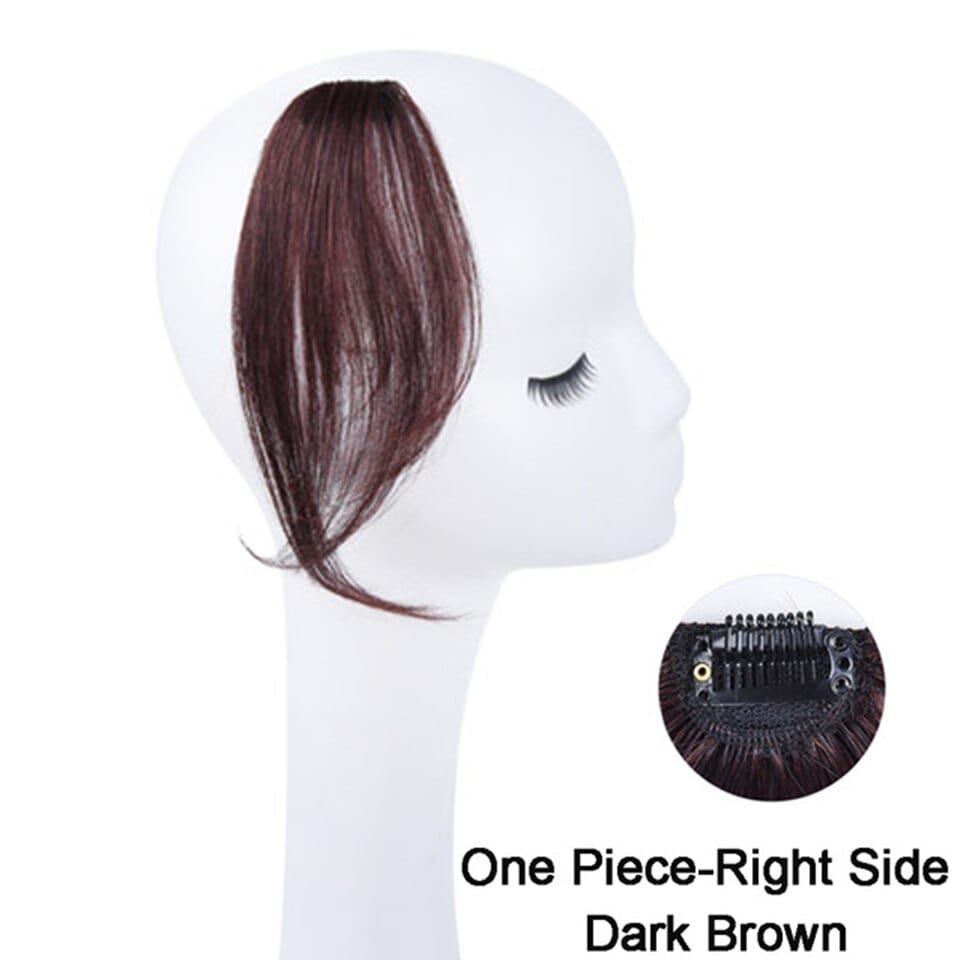 Women's Bangs, Synthetic Hair, Short Hair Clips, Natural Solid Color Hair BENNYS 