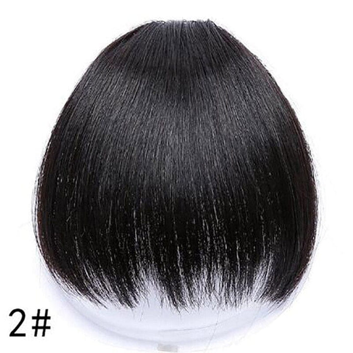 Women's Bangs, Synthetic Hair, Short Hair Clips, Natural Solid Color Hair BENNYS 