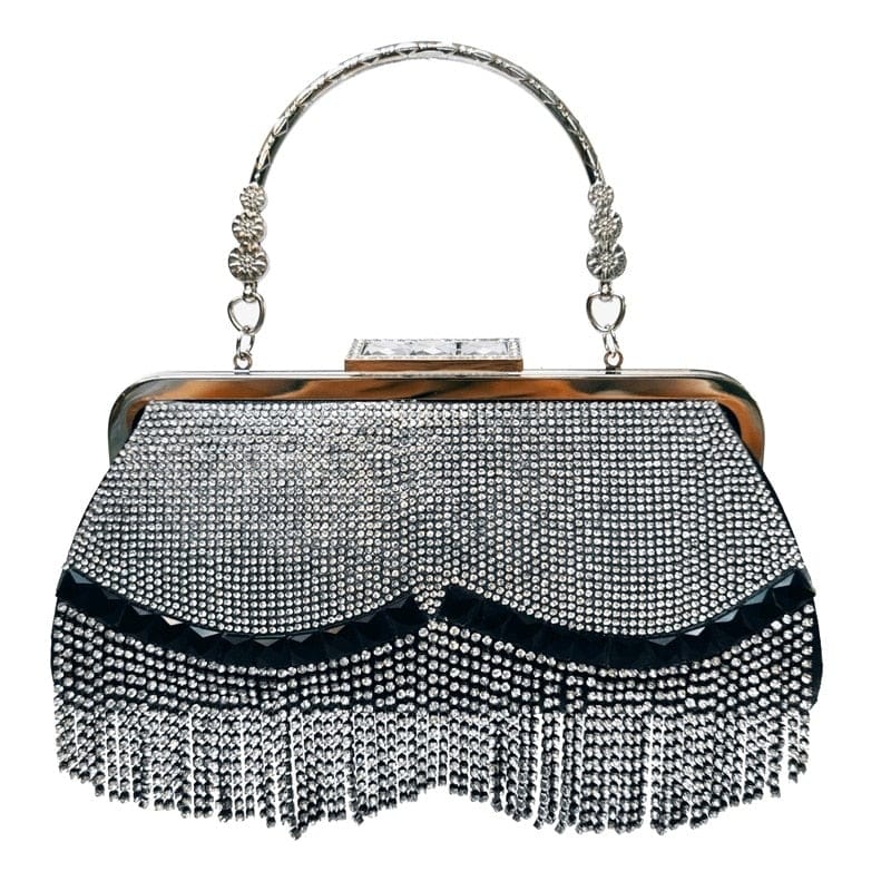 Women's Banquet Handbags 2021 New Diamond-Studded Tassel Evening Bags BENNYS 