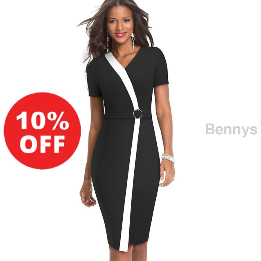 Women's Business Office Party Body-Con Pencil Sheath  Dress BENNYS 