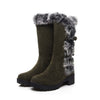 Women's Casual Frosted Medium Fur Boots BENNYS 