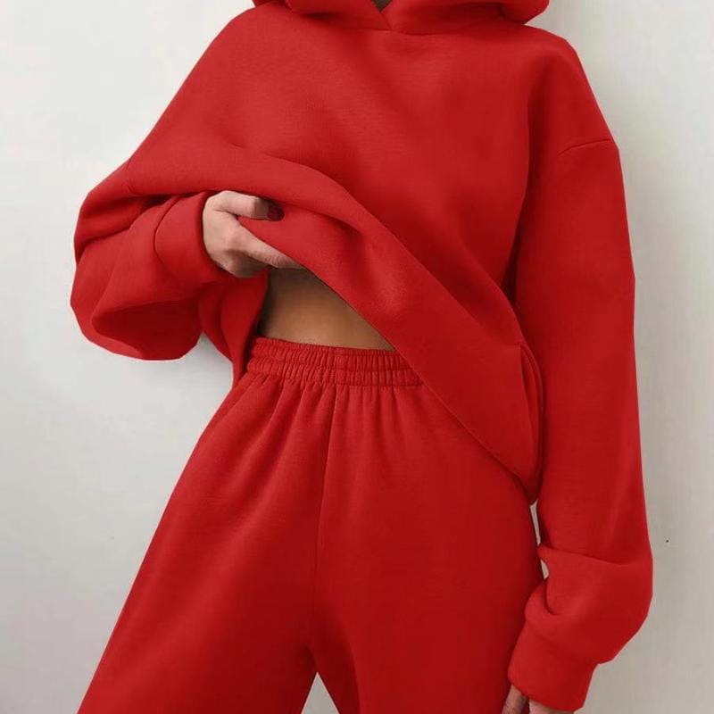 Women's Casual Hooded Sweater Two-piece Suit BENNYS 