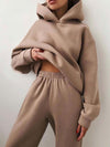 Women's Casual Hooded Sweater Two-piece Suit BENNYS 
