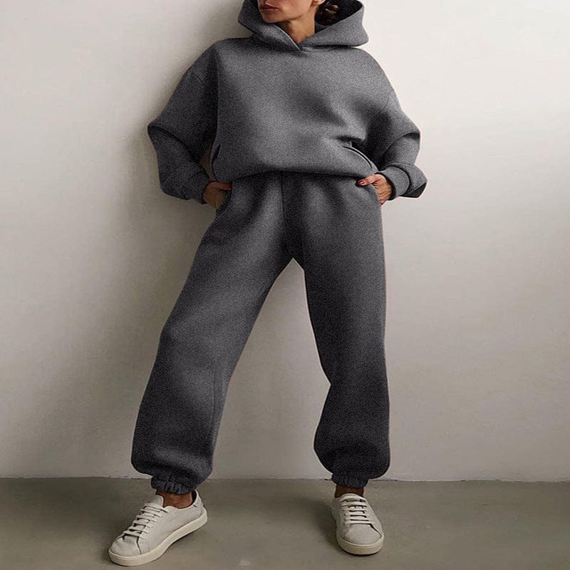 Women's Casual Hooded Sweater Two-piece Suit BENNYS 