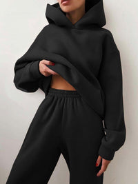 Women's Casual Hooded Sweater Two-piece Suit BENNYS 