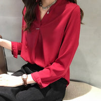 Women's Chiffon Blouse Summer Long Sleeve Casual Tops BENNYS 