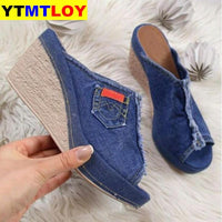 Women's Denim Summer Slip-on Shoes BENNYS 