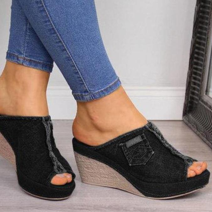 Women's Denim Summer Slip-on Shoes BENNYS 