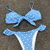 Women's Dot Print Beach Wear Bikini Set Ladies Holiday Swimwear BENNYS 