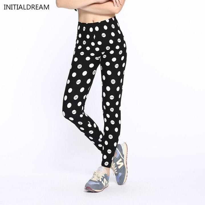 Women's Dragonfly Printed Leggings High Waist Casual Pants BENNYS 