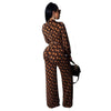 Women's Fashion Clothing African Jumpsuit Back Zipper Turtleneck Jumpsuit BENNYS 