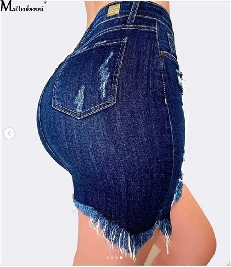 Women's Fashion Denim Skirt Ripped Hip Denim Pencil Skirts BENNYS 