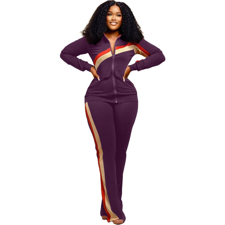 Women's Fashion Print Two Piece Set Women Casual Sports Style BENNYS 