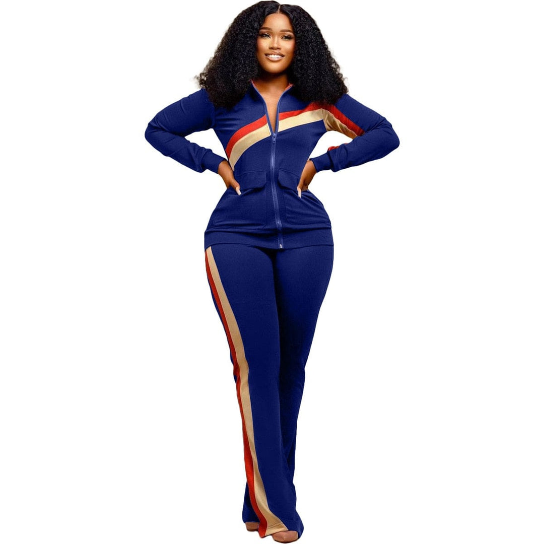 Women's Fashion Print Two Piece Set Women Casual Sports Style BENNYS 