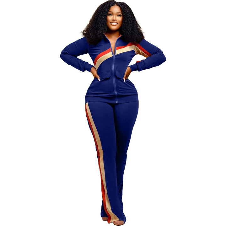 Women's Fashion Print Two Piece Set Women Casual Sports Style BENNYS 