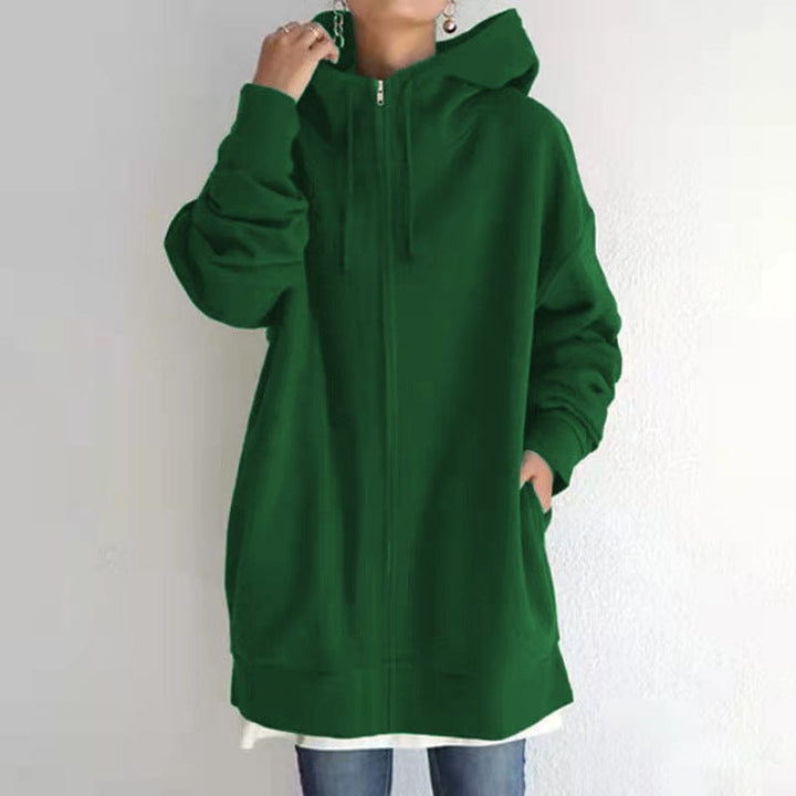 Women's Fuzzy Hoodies Long Sport Pullover Hoodie Full-Zip Hoodie Sweatshirt BENNYS 