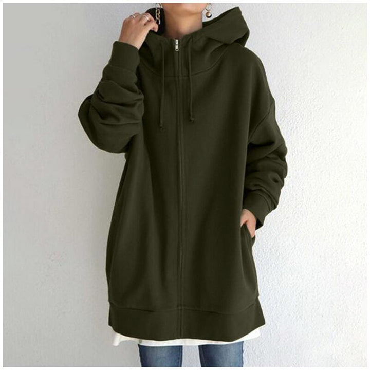 Women's Fuzzy Hoodies Long Sport Pullover Hoodie Full-Zip Hoodie Sweatshirt BENNYS 