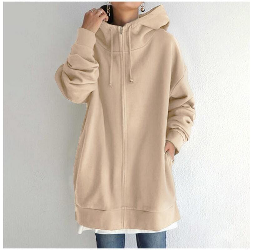 Women's Fuzzy Hoodies Long Sport Pullover Hoodie Full-Zip Hoodie Sweatshirt BENNYS 