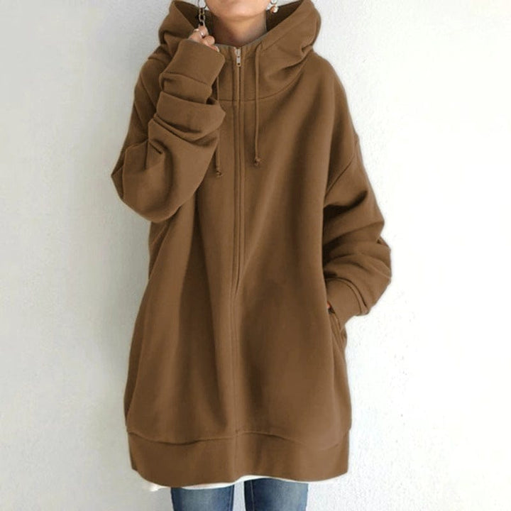 Women's Fuzzy Hoodies Long Sport Pullover Hoodie Full-Zip Hoodie Sweatshirt BENNYS 